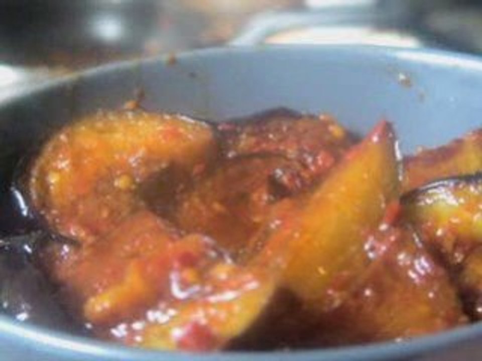 Salade d'aubergine à orientale