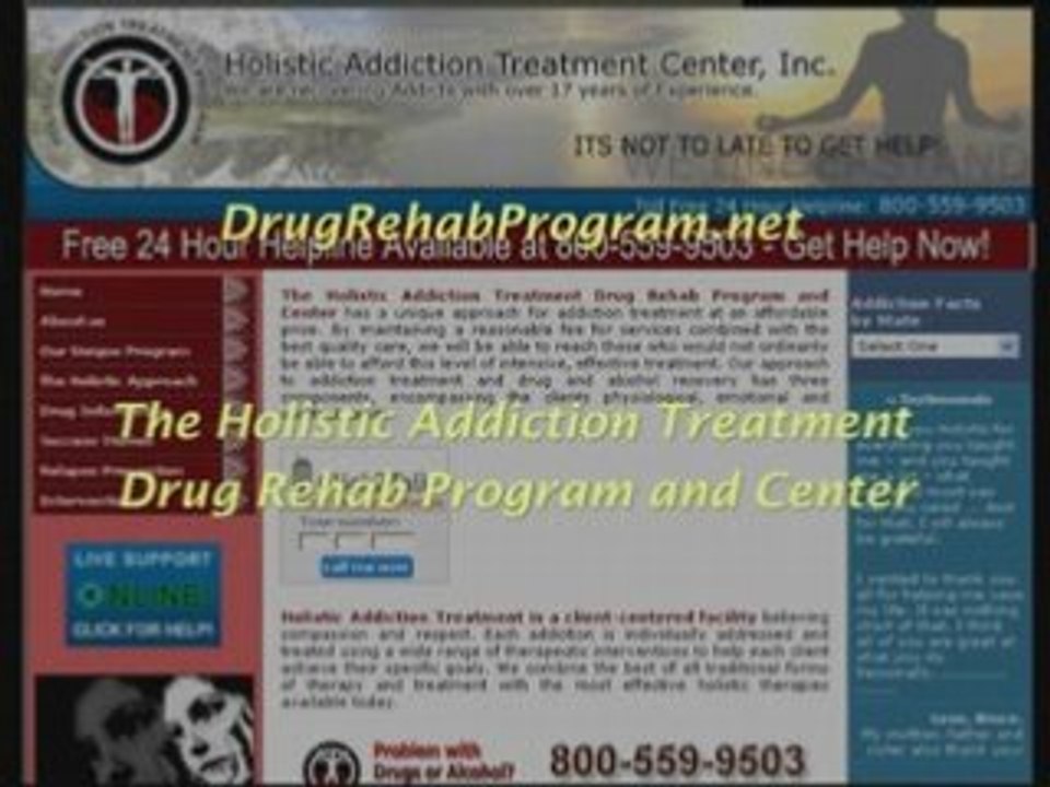 The Holistic Addiction Treatment Drug Rehab Program