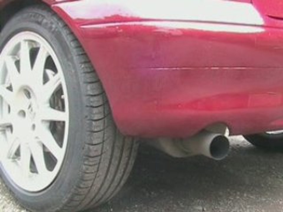 Bruit Mégane 2.0 16V ligne inox