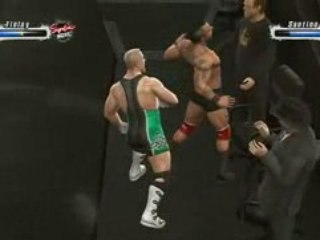 smackdown vs raw 2009 fryday fight finlay vs santino