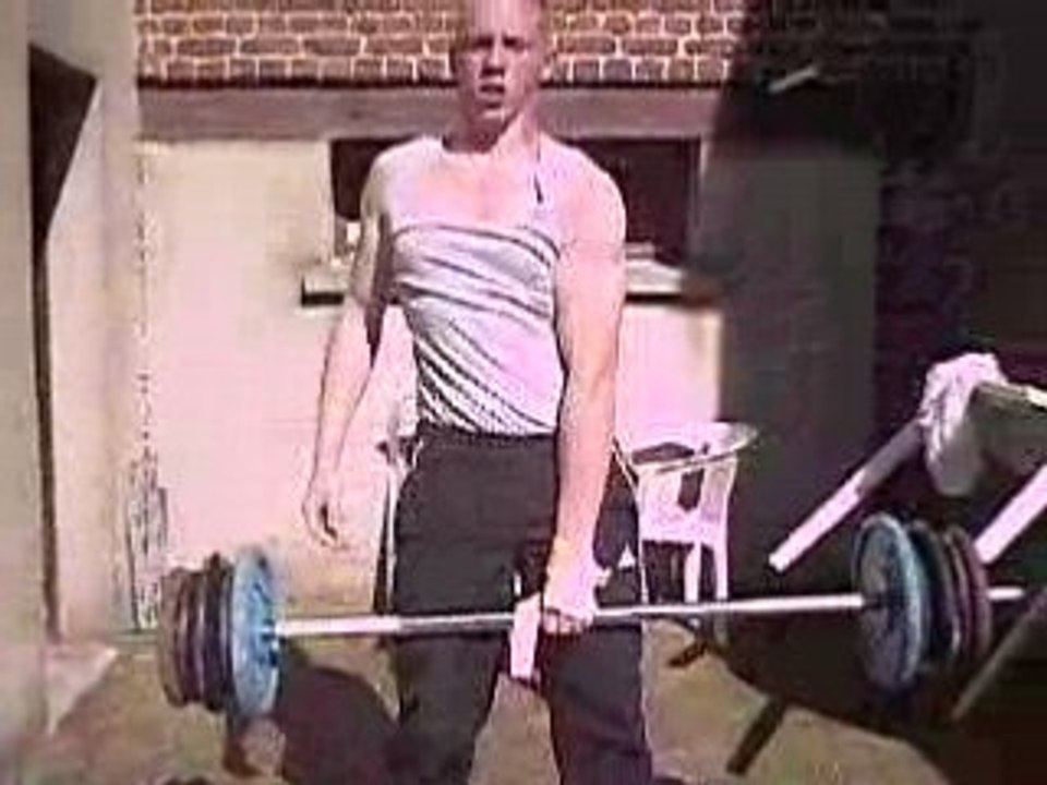 soulevé de terre une main 90 kg 16 ans !!!