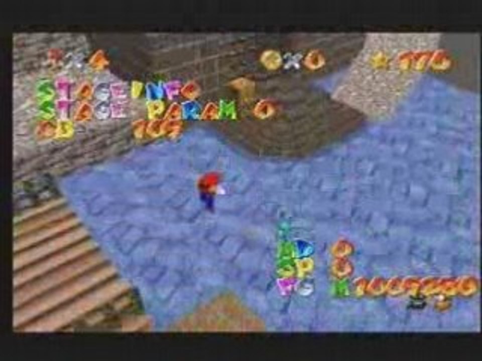 Gameshark code: I've found second debug in SM64