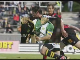 Miran Burgič photos with AIK hymn