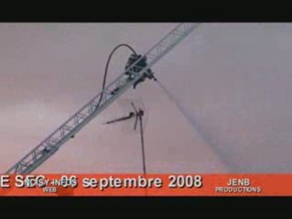 Sapeurs Pompiers : incendie à Noisy-le-Sec (06.09.08)