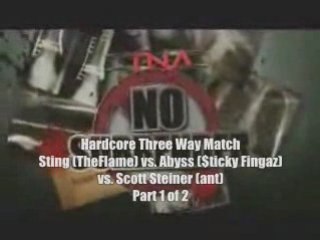 Sting vs. Abyss vs. Scott Steiner (Part 1 of 2)