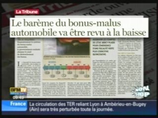 barème du bonus malus automoblie va être revu à la baisse