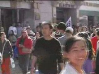 freehugs in China, Banned & arrested