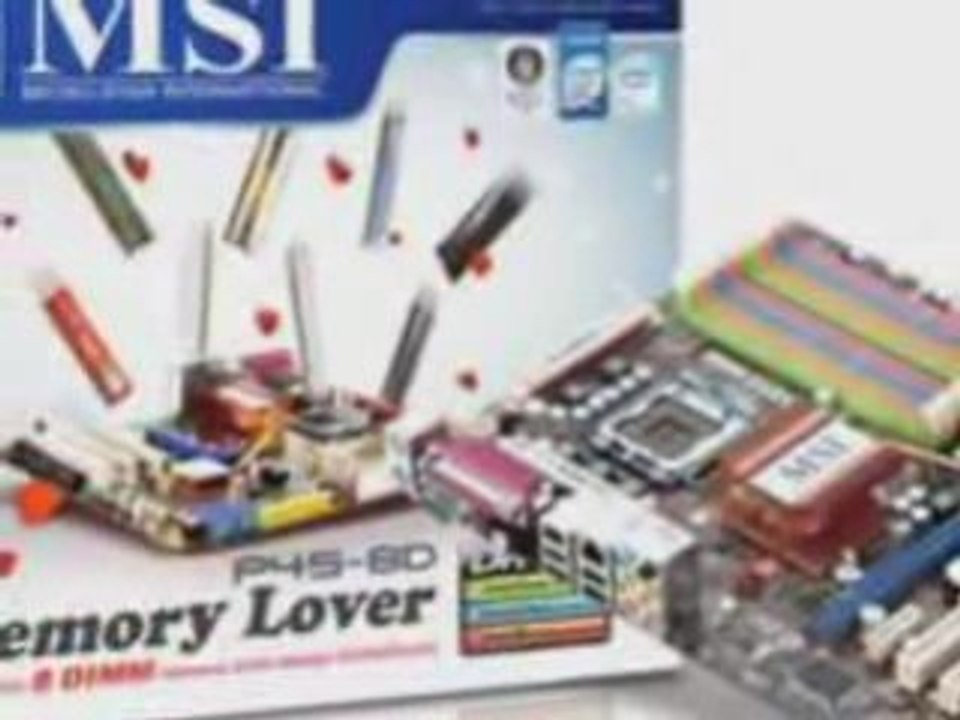 MSI lancia la nuovaP45-8D Memory Lover VIDEONEWS
