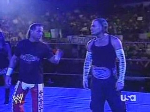 HBK & Jeff Hardy vs RKO & Mr. Kennedy - WWE RAW 2007
