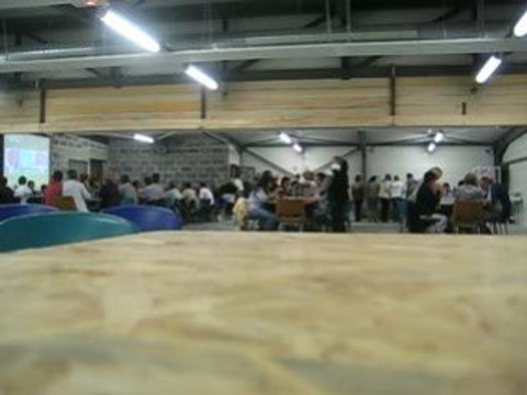 Xavier, reporter lors de l'Assemblée Générale du TSBE