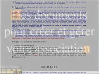 Présentation des documents