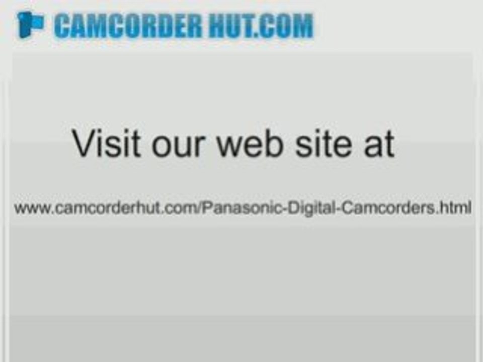 Where To Find Panasonic 3CCD Camcorders