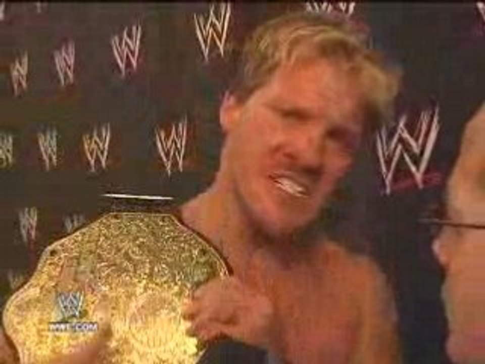 Chris Jericho après son match