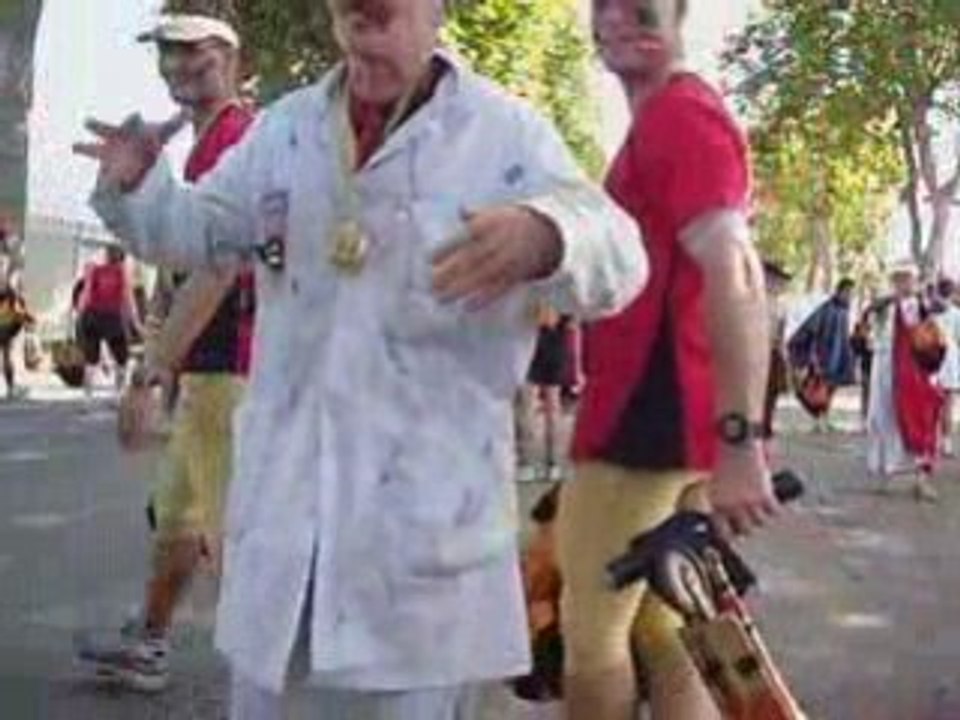 Marathon du médoc  2008  10   ème  partie avec...