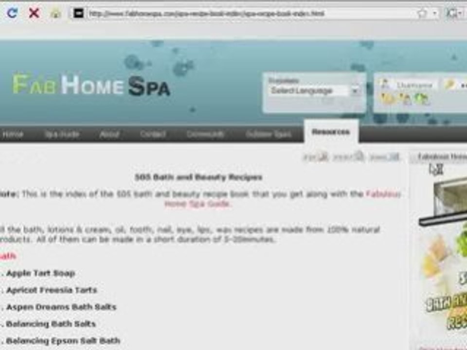 Spa at Home Guide