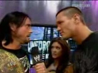 Randy Orton attacks CM Punk