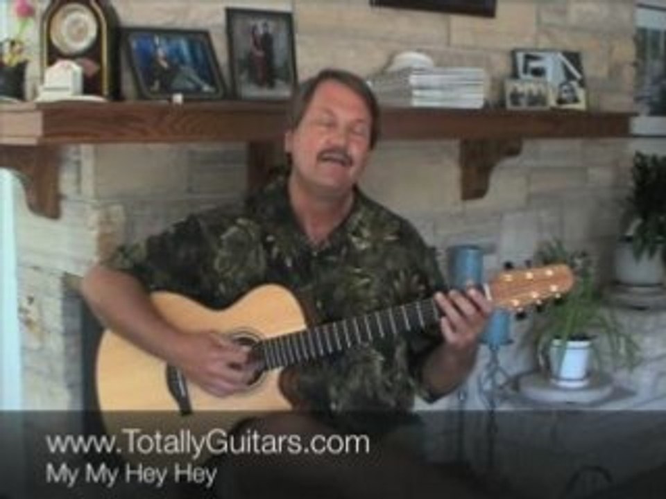 Guitar Lesson- My My Hey Hey