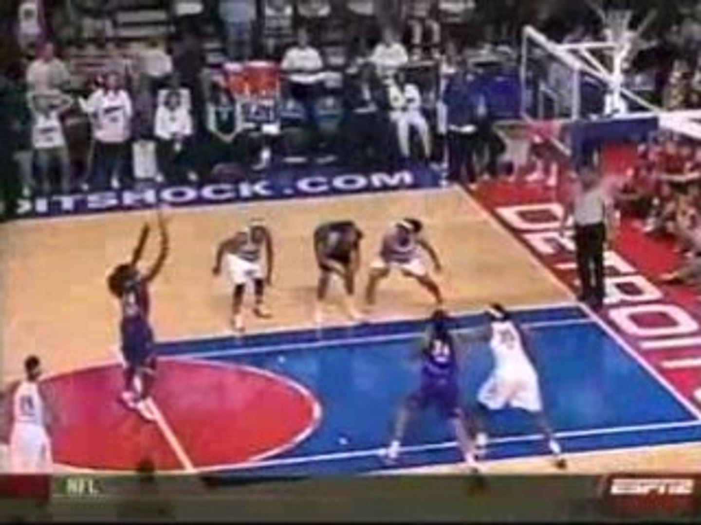 ⁣WNBA Fight - Detroit v. Los Angeles Brawl