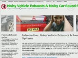 Noisy Vehicle Exhausts & Noisy Car Sound Systems480by360