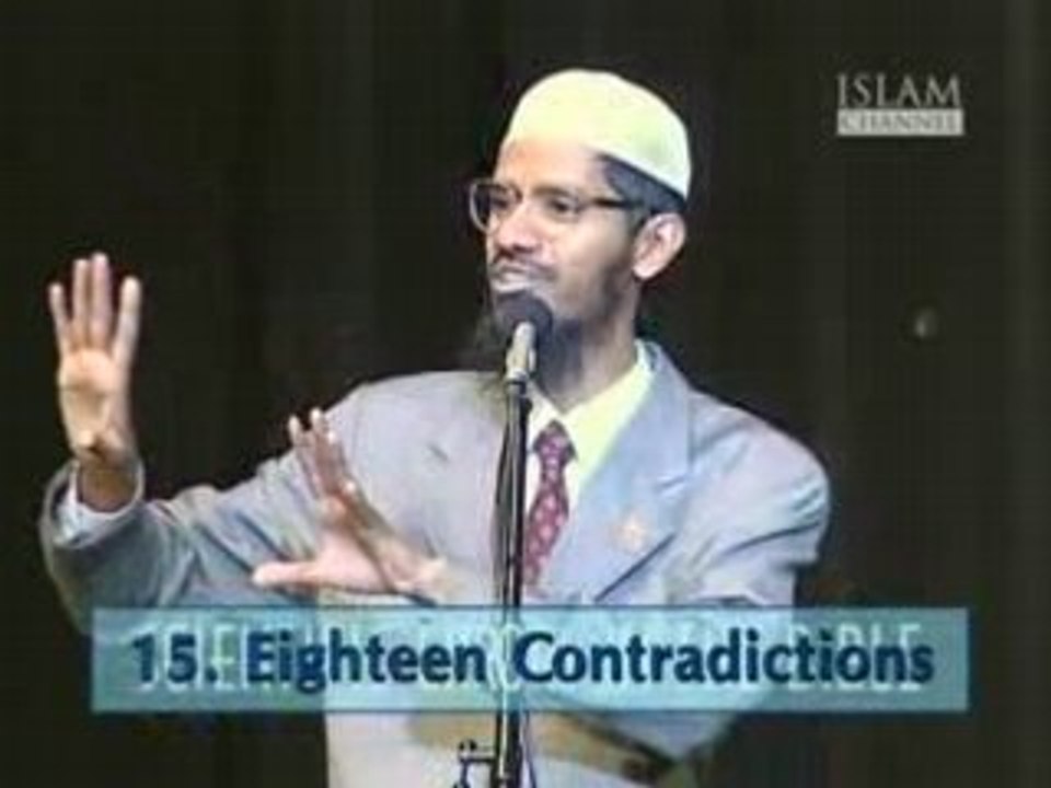 22 Biblical errors in 2.5 minutes DR  ZAKIR NAIK