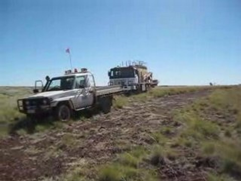 Un petit coup d'oeil sur le forage puis...