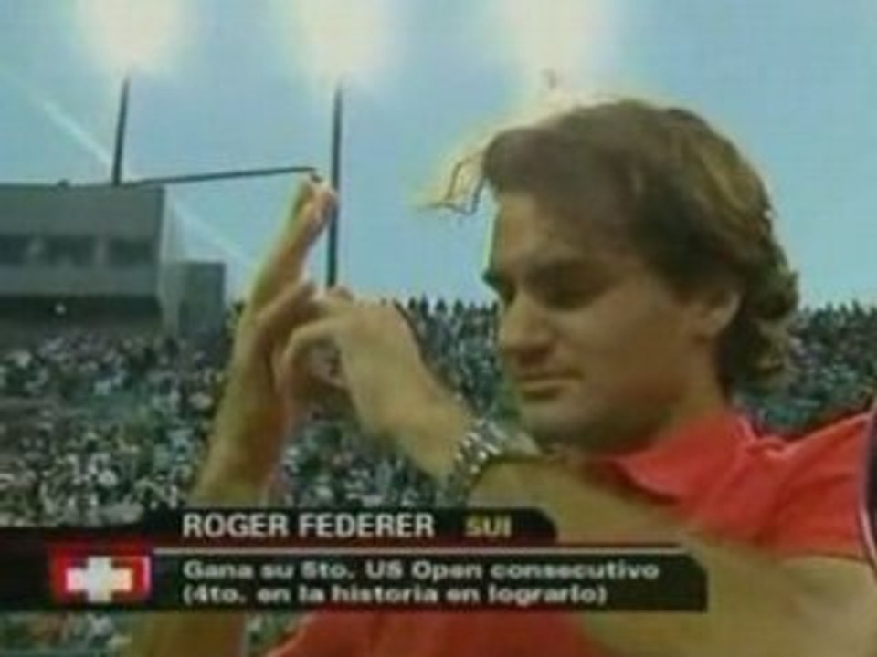 Roger Federer CAMPEON Abierto 2008 de EEUU