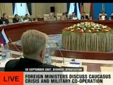 Ministers discuss caucasus crisis