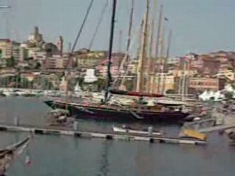 Veliero verso il Porto di Imperia Raduno Le Vele d'Epoca