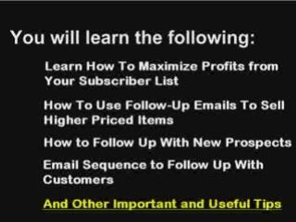 How You Can Maximize Profits From Your Subscriber List