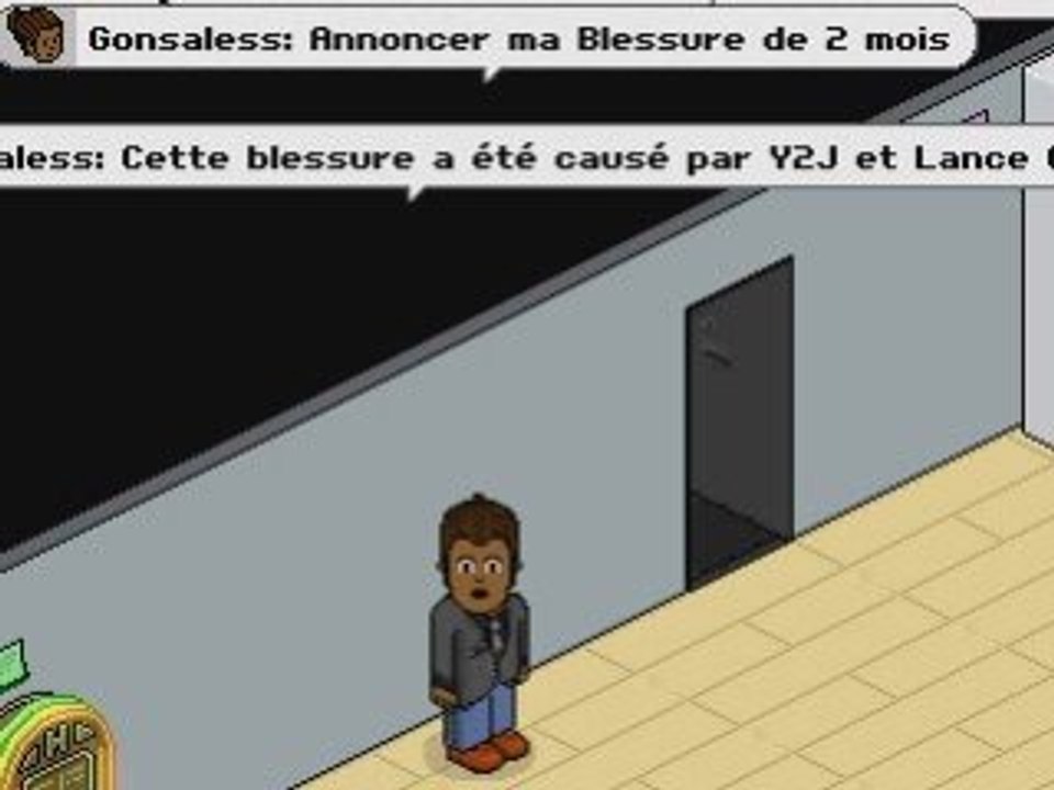 HBK annonce sa blessure.