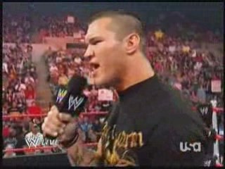 Randy Orton & priceless on the ring Raw 08.09.08