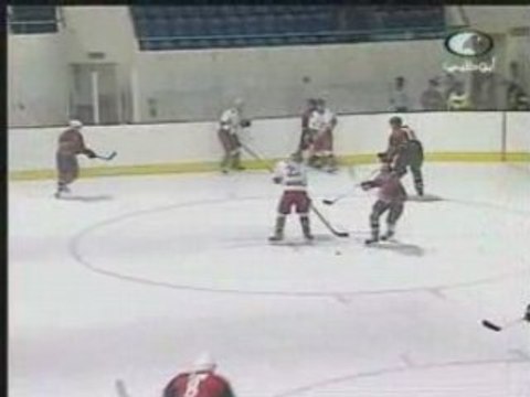 Karim Kerbouche Goal VS Morocco - Arab Cup Ice Hockey 2008