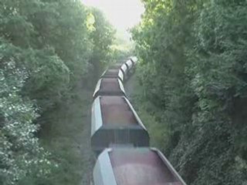 Class66205 dans la rampe de Beuzeville