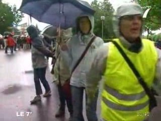 Manifestation scolaire : la chaine humaine