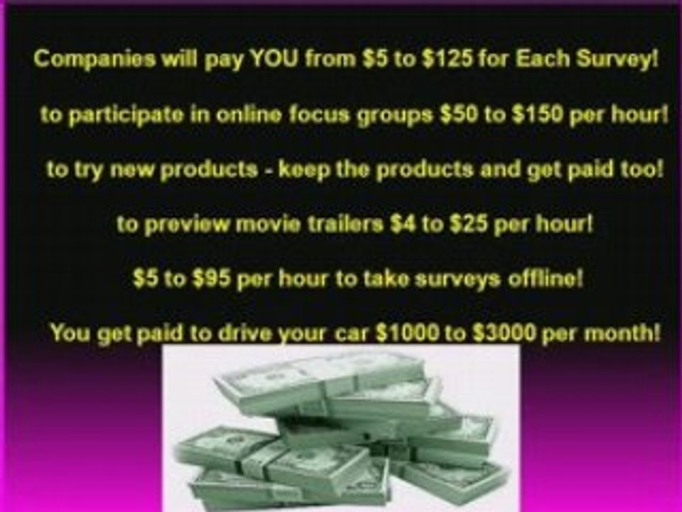 Fun surveys, earn money taking online surveys.
