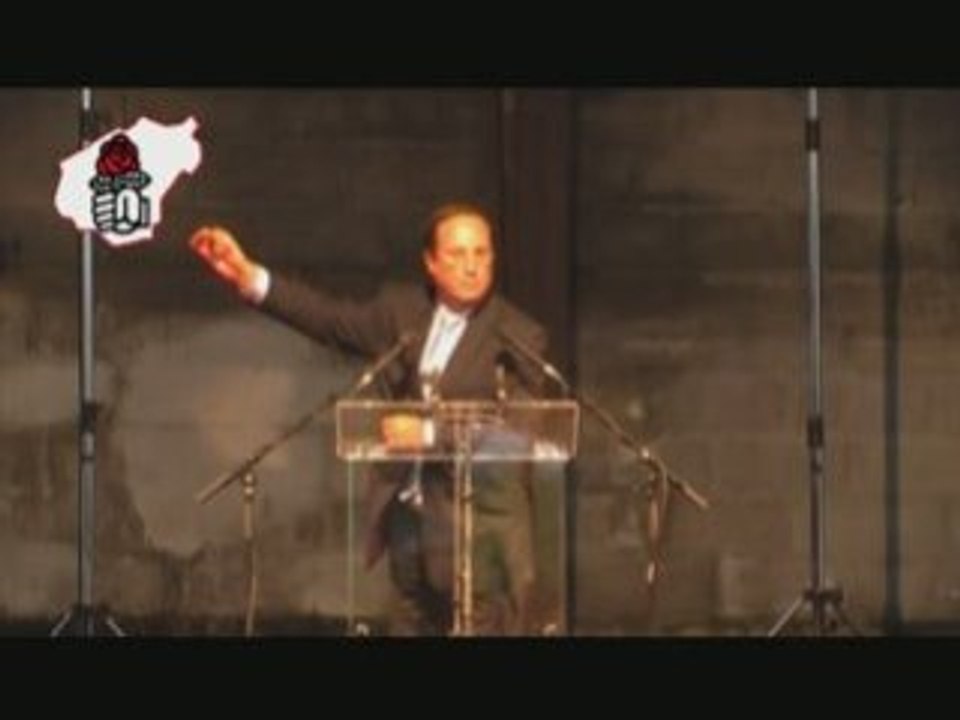 Fête de la Rose : intervention de F. Hollande