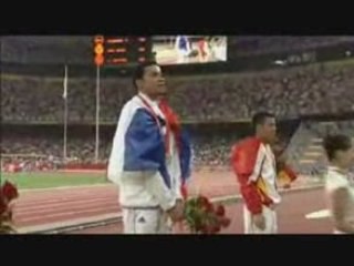 Podium d'Arnaud Assoumani, JP 2008 - saut en longueur