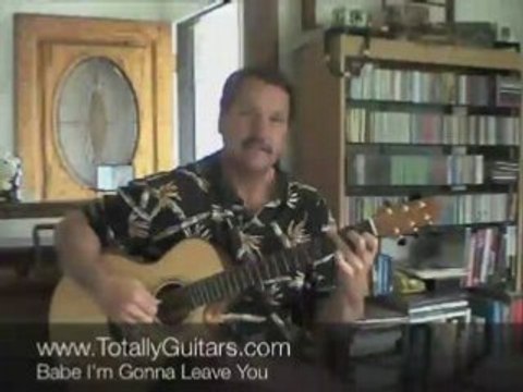 Guitar Lesson- Babe I'm Gonna Leave You