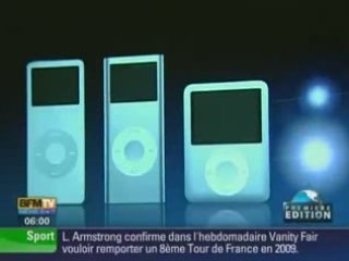 iPod Nano 4G sur BFM TV
