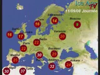 Meteo du Jeudi 11 Septembre 2008