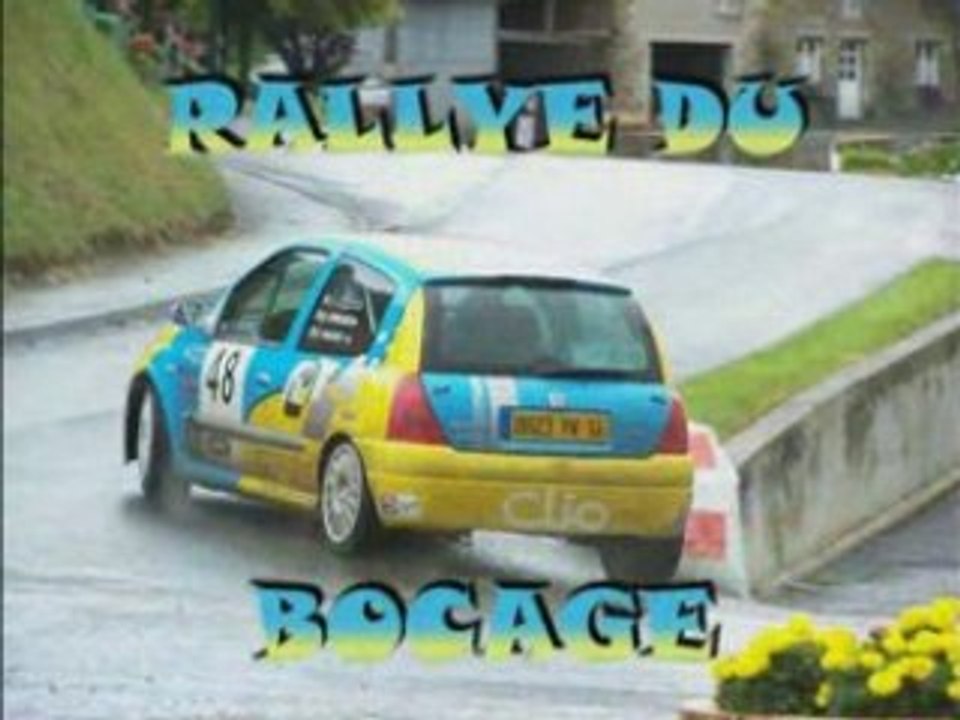 RALLYE DU BOCAGE 2008 ES 3 partie 1