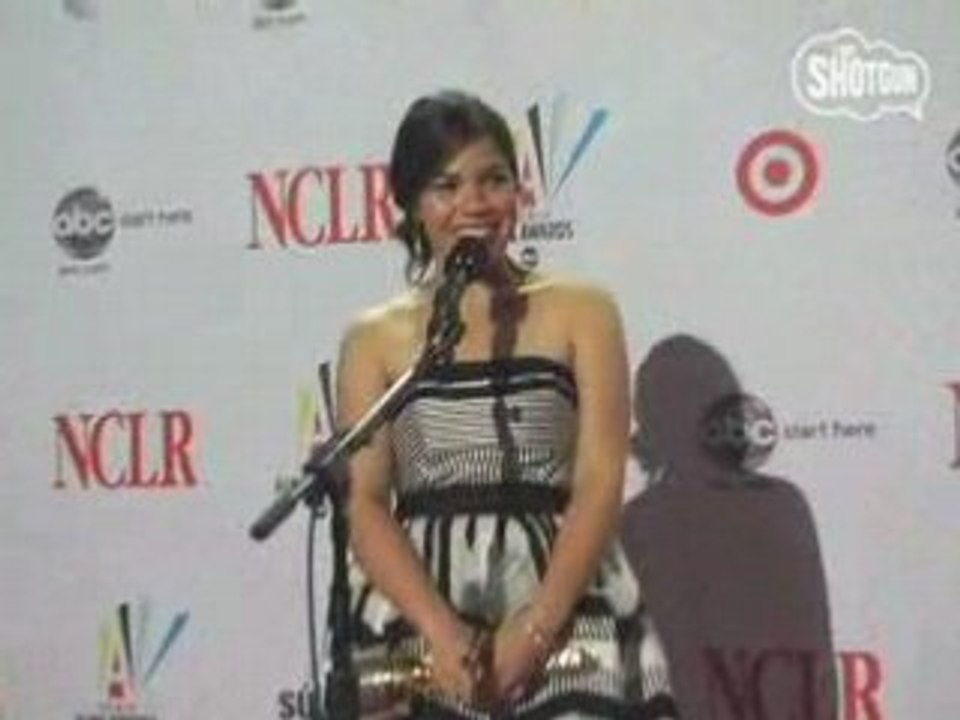 America Ferrera accepts ALMA Chevy Entertainer of the Year A