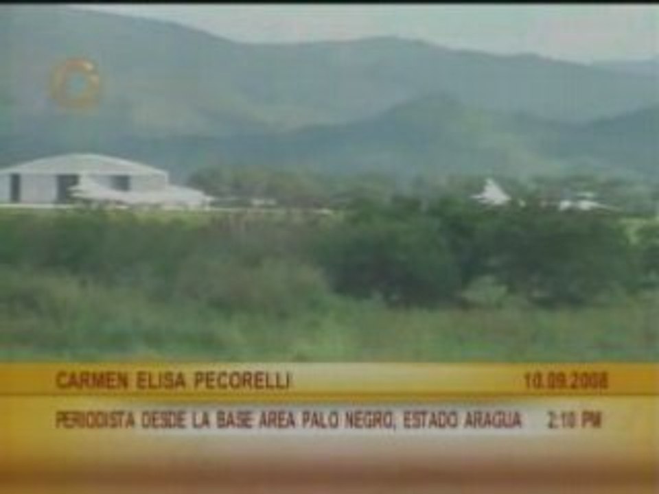 Bombarderos rusos en Maracay