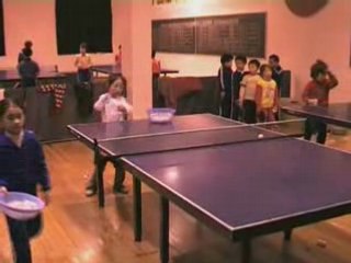 Tennis de Table - Petite chinoise