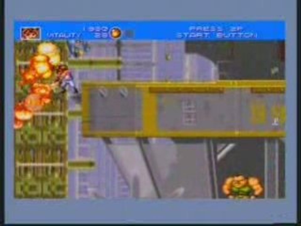 Gunstar Heroes en version Pal et qui ... bug !!