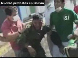 Protestas en Bolivia