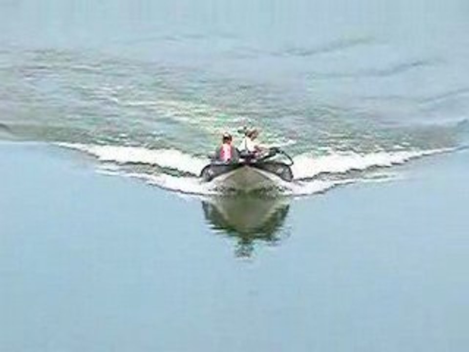 Arrivée champion intergalactique de peche aux leurres