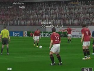 PES Totti perfect free kick