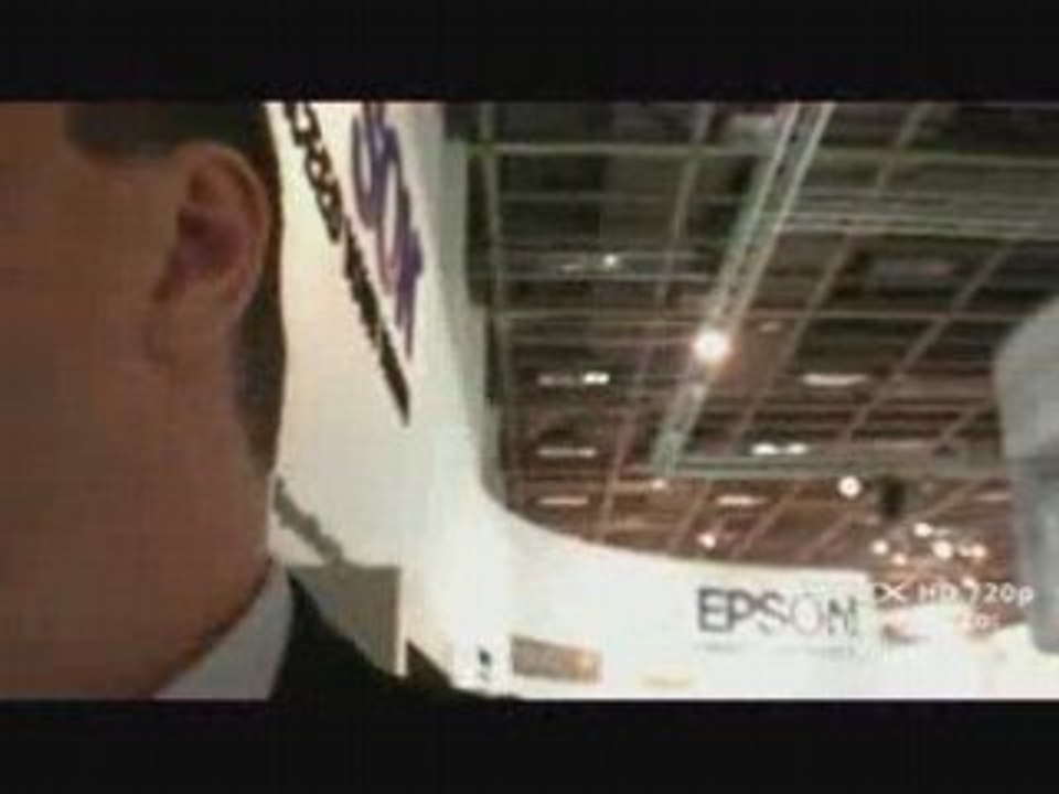 Epson TW-3800 and TW-5000 1080p projectors at IFA 2008
