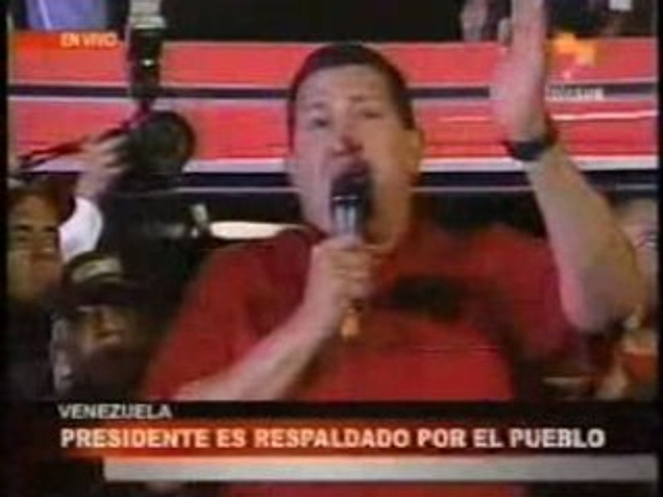 GOLPE DE ESTADO A CHAVEZ EN VENEZUELA HABLA ESTA NOCHE